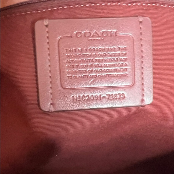 Coach Brown Leather Tote - Picture 4 of 10